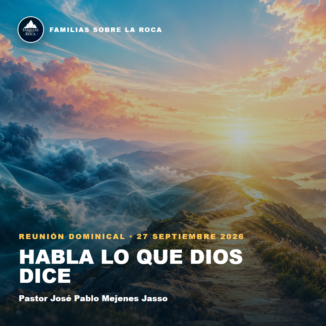 Habla lo que Dios dice, pastor José Pablo Mejenes Jasso